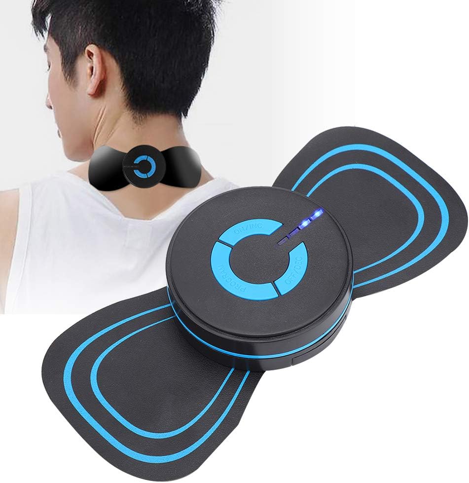 MINI MASAJEADOR CERVICAL ELÉCTRICO RECARGABLE USB + ESTIMULADOR MUSCULAR EMS GLÚTEOS Y CADERA