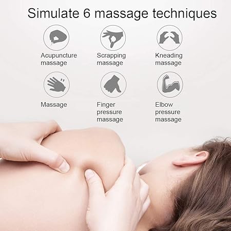 MINI MASAJEADOR CERVICAL ELÉCTRICO RECARGABLE USB + ESTIMULADOR MUSCULAR EMS GLÚTEOS Y CADERA