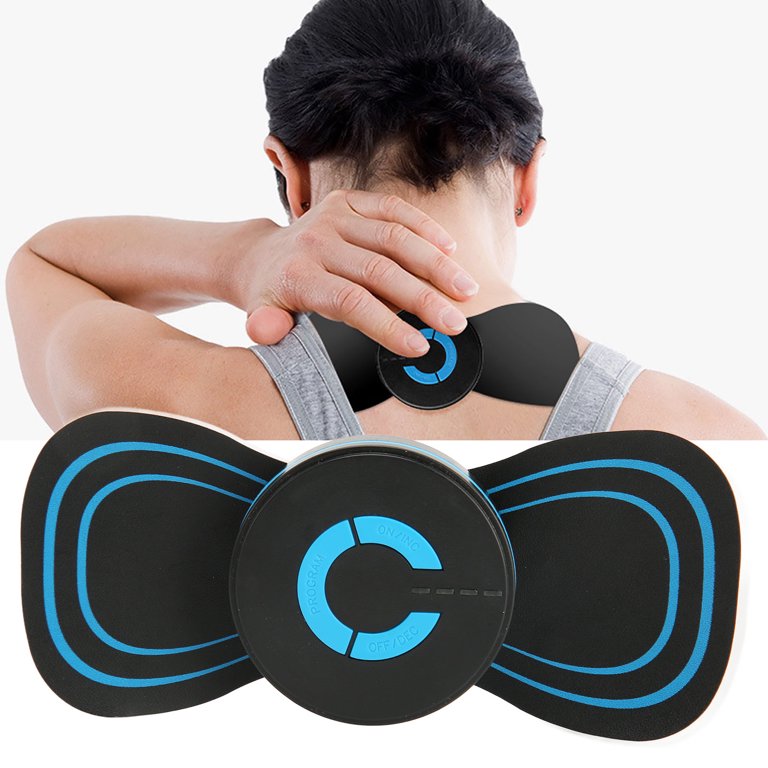 MINI MASAJEADOR CERVICAL ELÉCTRICO RECARGABLE USB + ESTIMULADOR MUSCULAR EMS GLÚTEOS Y CADERA